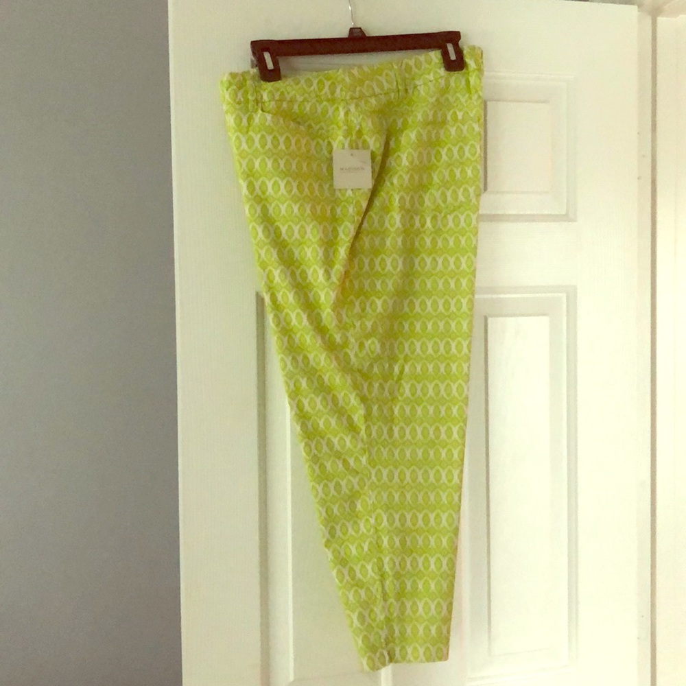 Lime Capri Pants